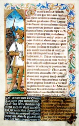 fol.78v, La morte che guida un soldato, da Heures a l